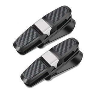Sunglasses Holders for Car Sun Visor, Sunglasses Holder Clip (Pack of 2)